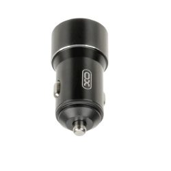   XO CC30 Car Charger autós szivargyújtó töltő, 2XUSB-A, 2.4A, fekete