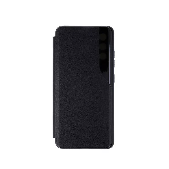 Eco Leather View Case 2 Xiaomi Redmi 9T/Poco M3 oldalra nyíló tok, fekete