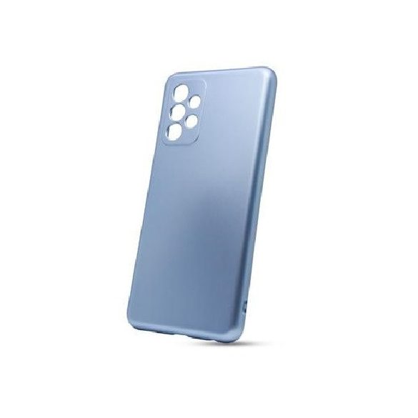 Metallic Case Samsung Galaxy A52 4G/A52 5G/A52s 5G hátlap, tok, világoskék