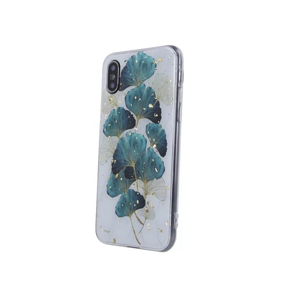 Gold Glam Leaves Case Samsung Galaxy A13 4G hátlap, tok, mintás, színes