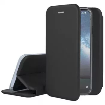 Smart Diva Xiaomi Redmi 10A oldalra nyíló tok, fekete