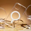 Anti-Shock iPhone 12/12 Pro 1.5mm MagSafe ütésálló, szilikon hátlap, tok, átlátszó
