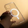 Anti-Shock iPhone 12/12 Pro 1.5mm MagSafe ütésálló, szilikon hátlap, tok, átlátszó