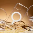 Anti-Shock iPhone 13 1.5mm MagSafe ütésálló, szilikon hátlap, tok, átlátszó