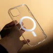 Anti-Shock iPhone 13 Mini 1.5mm MagSafe ütésálló, szilikon hátlap, tok, átlátszó