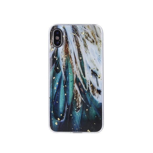 b2b-gold-glam-case-feathers-samsung-galaxy-a54-5g-hatlap-tok-szines