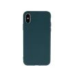 Samsung Galaxy A14 4G/A14 5G Matt TPU szilikon hátlap, tok, sötétzöld