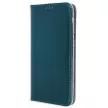 Smart Magnetic Samsung Galaxy A14 4G/A14 5G oldalra nyíló tok, sötétzöld