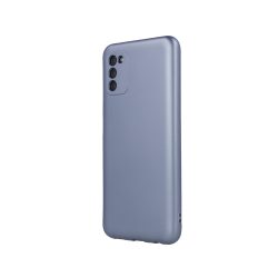   Metallic case Samsung Galaxy S23 Ultra szilikon hátlap, tok, világoskék