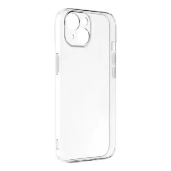   iPhone 15 2mm szilikon kameravédős hátlap, tok, átlátszó