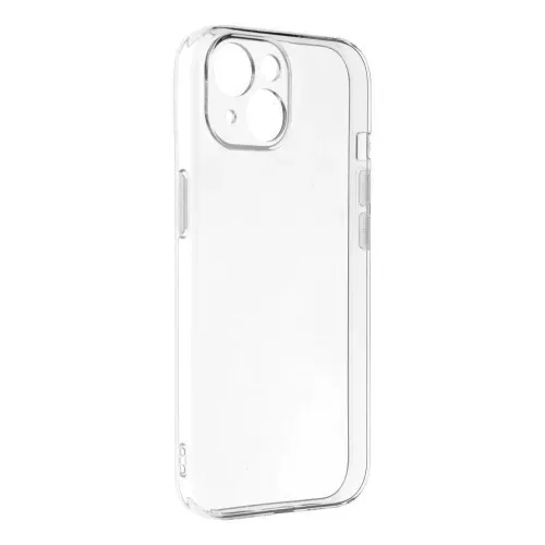 iPhone 15 2mm szilikon kameravédős hátlap, tok, átlátszó