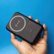 Forever MATB-100 PD 3.0 & QC 3.0 Power Bank and Qi Wireless Charger, 10000 mAh, 22.5W hordozható külső akkumulátor és vezeték nélküli Qi töltő, fekete