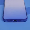 Gradient Case iPhone 15 Pro szilikon hátlap, tok, kék-átlátszó