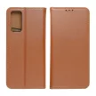 Genuine Leather iPhone 15 Pro eredeti bőr oldalra nyíló tok, barna