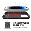 Vmax Triangle Case Samsung Galaxy S23 FE ütésálló hátlap, tok, fekete