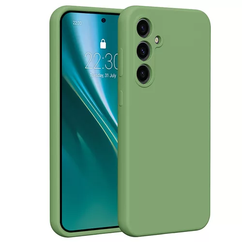 Etteri Silicone case Samsung Galaxy S23 FE tok, zöld