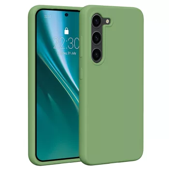 Etteri Silicone case Samsung Galaxy S23 tok, zöld