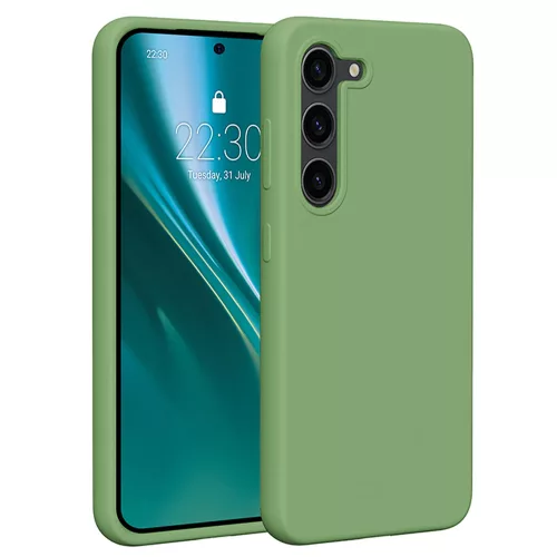 Etteri Silicone case Samsung Galaxy S23 tok, zöld