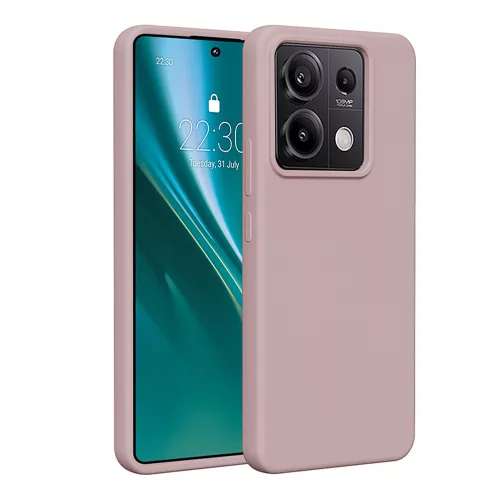 Etteri Silicone case for Xiaomi Redmi Note 13 Pro 5G tok, rózsaszín