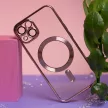 Color Chrome Mag case iPhone 16 Pro MagSafe kameravédős hátlap, tok, rozé arany