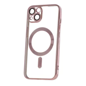   Color Chrome Mag case iPhone 16 Pro Max MagSafe kameravédős hátlap, tok, rozé arany