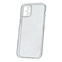   Shine Case iPhone 16 Pro csillámos kameravédős hátlap, tok, átlátszó