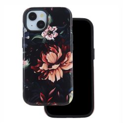   Decor Case Peony iPhone 16 Plus hátlap, tok, mintás, színes