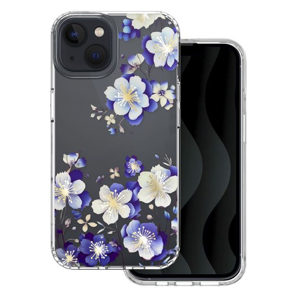 IMD Print Floral case iPhone 16 Pro hátlap tok, mintás, színes