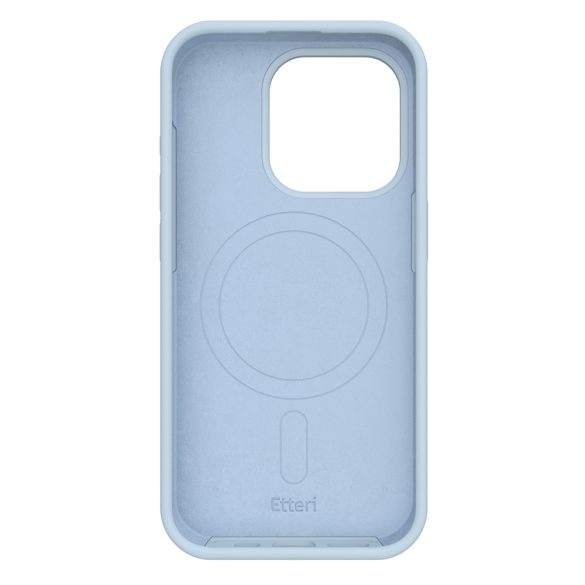 Etteri Silicone Mag case iPhone 16 Pro Magsafe kompatibilis szilikon hátlap, tok, világoskék