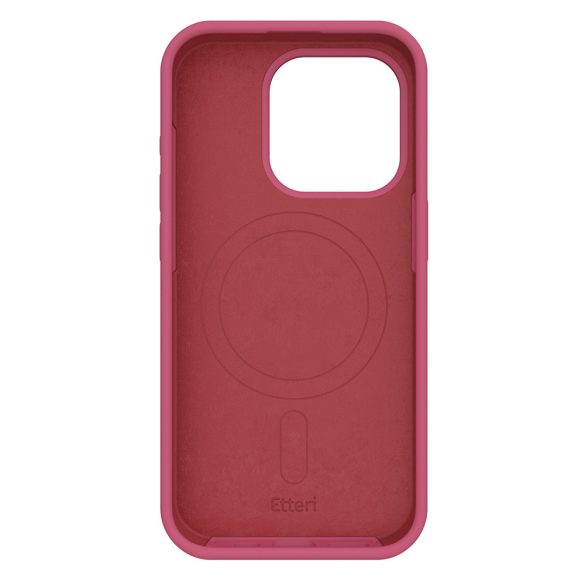 Etteri Silicone Mag case iPhone 16 Magsafe kompatibilis szilikon hátlap, tok, piros