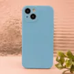 Silicone Case iPhone 16 Pro kameravédős szilikon hátlap, tok, kék
