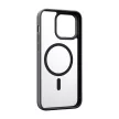 Etteri Matt Mag case iPhone 16 Plus MagSafe matt hátlap, tok, fekete-átlátszó