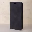 Smart Suede Samsung Galaxy A55 5G oldalra nyíló tok, fekete