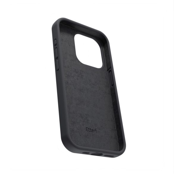 Etteri Silicone case iPhone 16 szilikon hátlap, tok, fekete