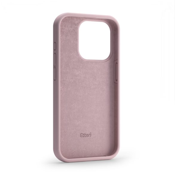 Etteri Silicone case iPhone 16 szilikon hátlap, tok, világos rózsaszín