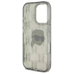Karl Lagerfeld KLHCP16LHKLPKHK iPhone 16 Pro 6.3" tok, fekete IML Karl Head Electroplated