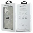 Karl Lagerfeld KLHCP16SHKLPKHK iPhone 16 6.1" tok, fekete IML Karl Head Electroplated
