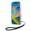 Karl Lagerfeld KLHCP16SHZBPKCCK iPhone 16 6.1" tok, fekete IML Zebra Pattern & Cord