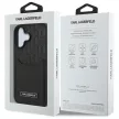 Karl Lagerfeld KLHCP16SPGKHPRPK iPhone 16 6.1" tok, fekete Cardslots Monogram