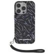 Karl Lagerfeld case iPhone 16 Pro Max 6,9" KLHCP16XHZBPKCCU Hard Zebra With Cord tok, lila