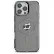 Karl Lagerfeld KLHMP16LHLSCHK iPhone 16 Pro 6.3" tok, fekete IML Metal Choupette Head MagSafe