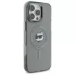 Karl Lagerfeld KLHMP16LHLSCHK iPhone 16 Pro 6.3" tok, fekete IML Metal Choupette Head MagSafe