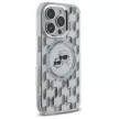 Karl Lagerfeld case iPhone 16 Pro 6,3" KLHMP16LHMCKMHT tok, átlátszó Hard IML Monogram Karl&Choupette Head MagSafe