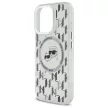 Karl Lagerfeld case iPhone 16 Pro 6,3" KLHMP16LHMCKMHT tok, átlátszó Hard IML Monogram Karl&Choupette Head MagSafe