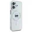 Karl Lagerfeld KLHMP16MHLSKIH iPhone 16 Plus 6.7" tok, fehér hardcase IML Metal Karl Head MagSafe