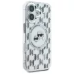 Karl Lagerfeld case iPhone 16 6,1" KLHMP16SHMCKMHT tok, átlátszó Hard IML Monogram Karl&Choupette Head MagSafe