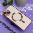 Color Chrome Mag case Samsung Galaxy A26 5G tok, rozéarany