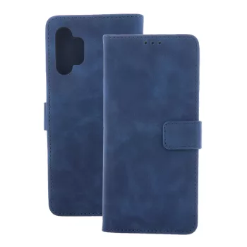 Smart Velvet case Samsung Galaxy A26 5G tok, sötétkék