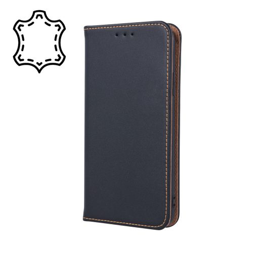 Genuine Leather Smart Pro Samsung Galaxy A26 5G tok, fekete