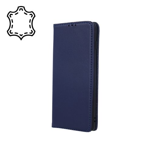 Genuine Leather Smart Pro Samsung Galaxy A26 5G tok, sötétkék